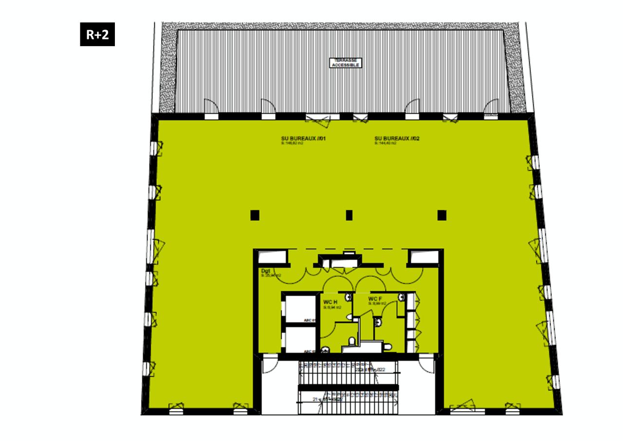 Bureau Nantes 356m² Location bureau Nantes Loire-Atlantique OLBUR2424693 11